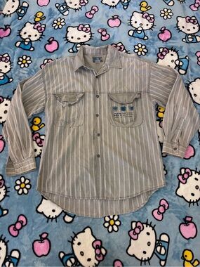 Bugle Boy striped long sleeve button shirt